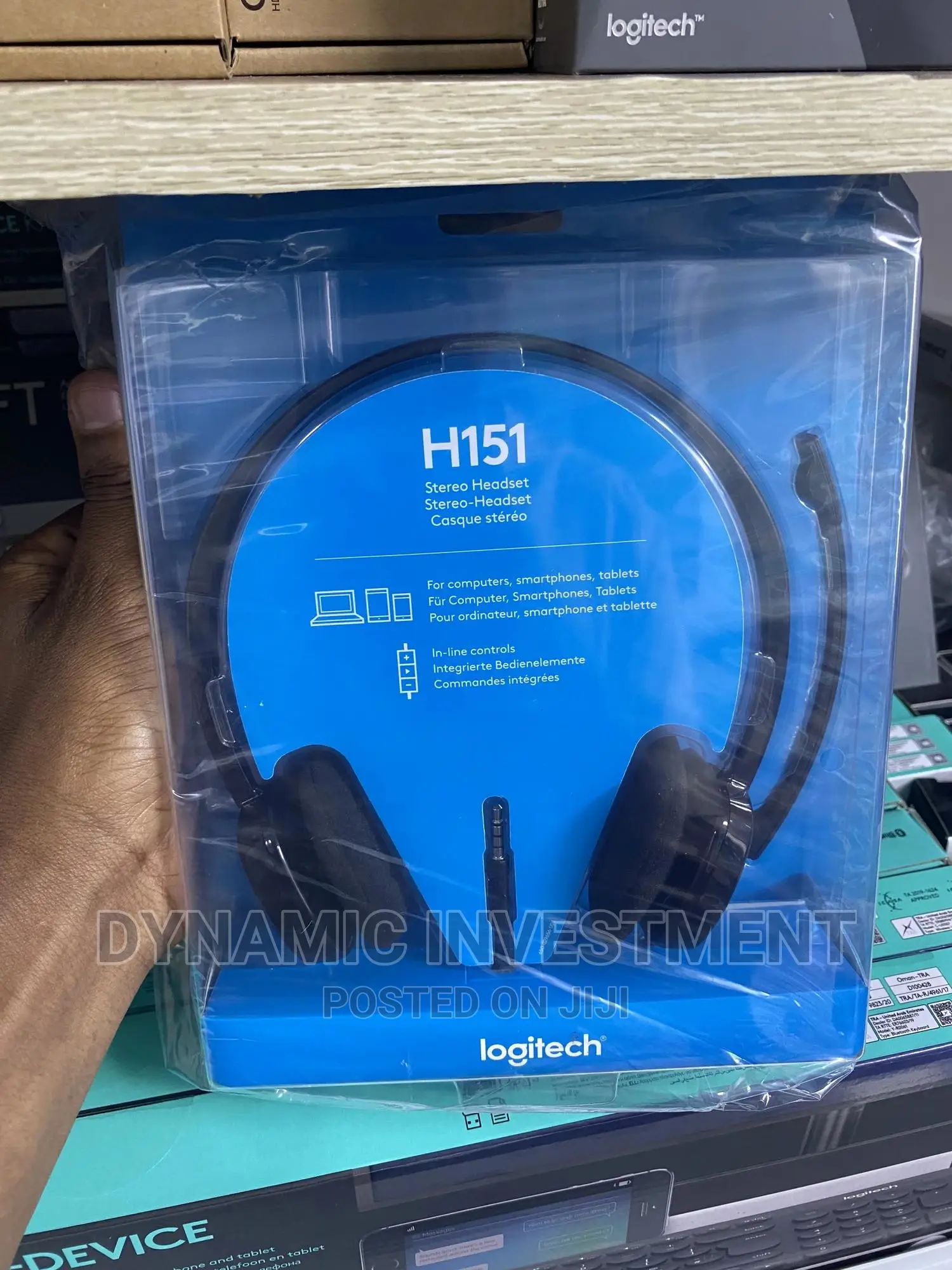 Logitech Stereo Headset H151 - Black (3.5 MM JACK)