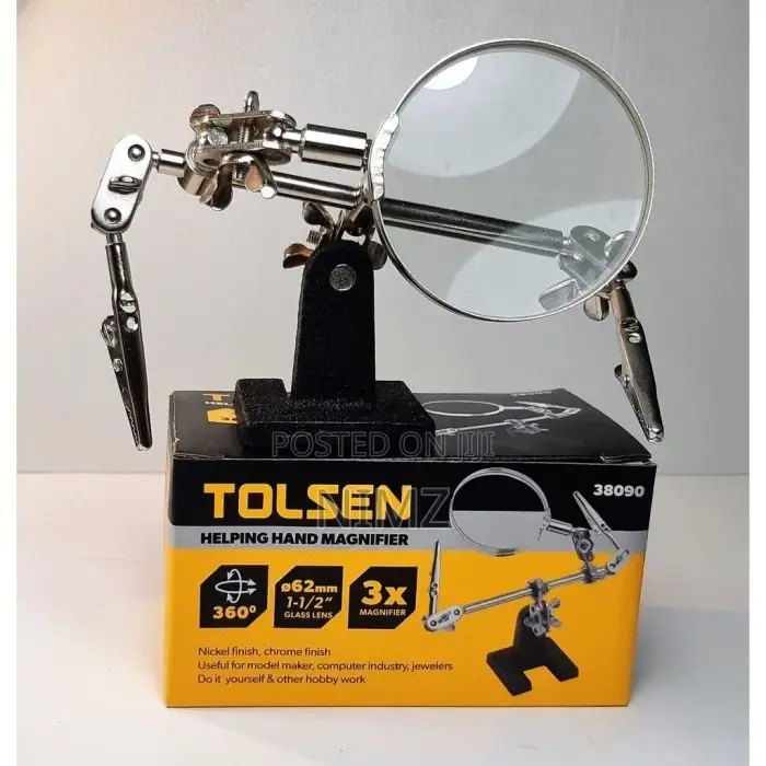 Tolsen HELPING HAND MAGNIFIER - 38090