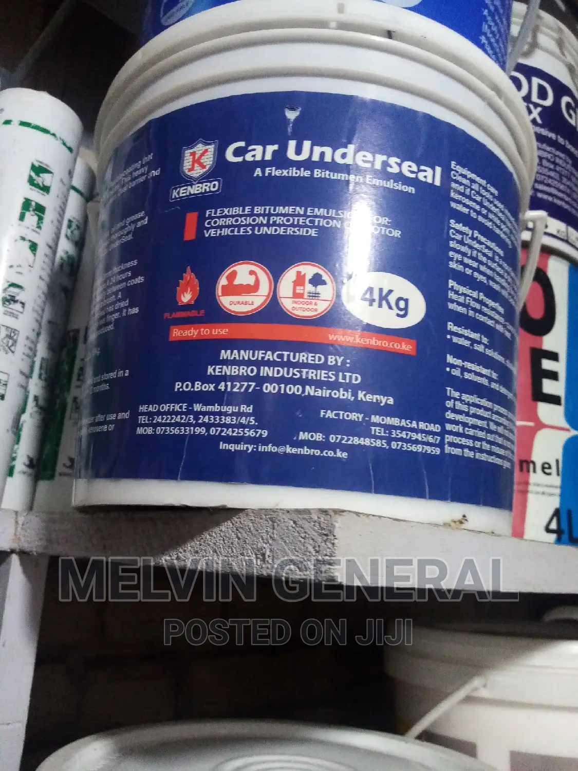 Car Under Seal Bitumen 4kg