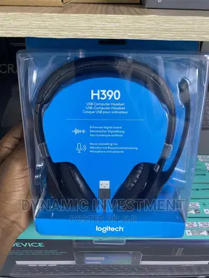 Logitech USB Headset H390 With Noise Cancelling Mic