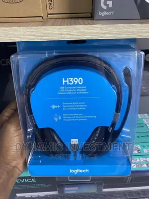 Logitech USB Headset H390 With Noise Cancelling Mic