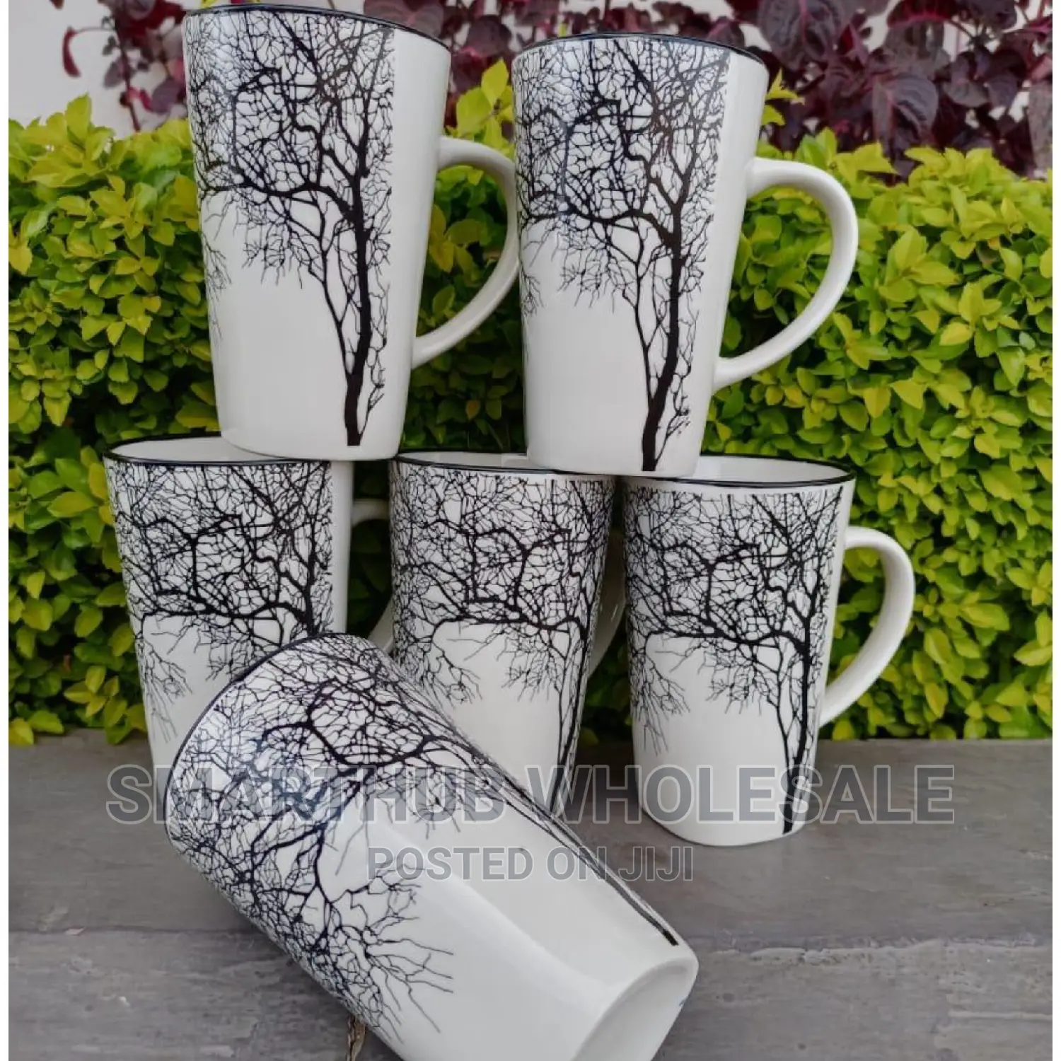 Set of 6 Tree Mugs Set