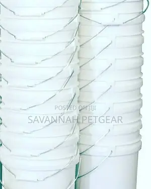 Industrial Bucket 20L White - Made in Kenya (MOQ 100pcs)