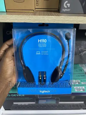 Logitech H110 Wired Headset, Stereo Headphones