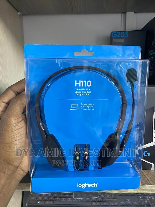 Logitech H110 Wired Headset for PC/Mac/Laptop - thumbnail 3