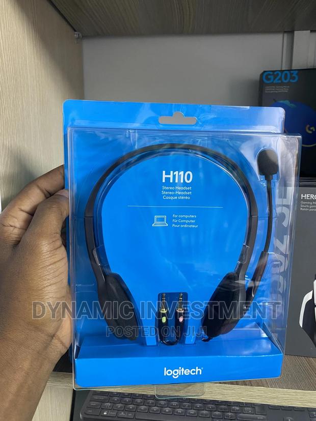 Logitech H110 Wired Headset for PC/Mac/Laptop - thumbnail 4
