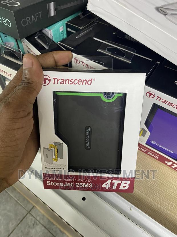 TRANSCEND Storejet Hard Disk 4TB, USB 3.1 External Hard - thumbnail 3