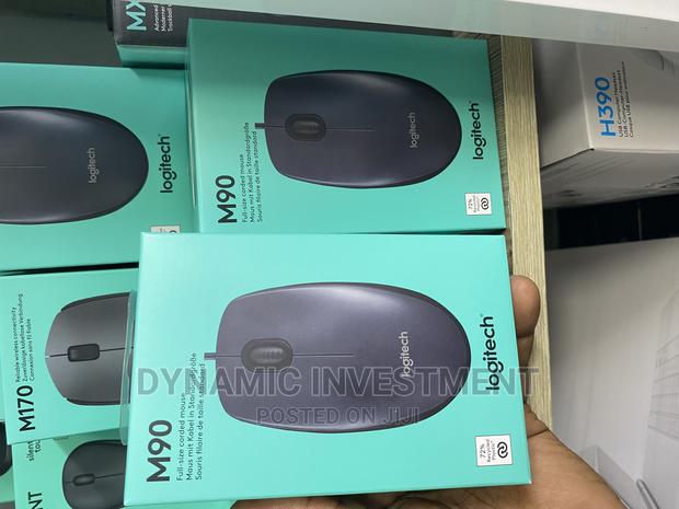 Logitech M90 Wired USB Mouse, 1000 DPI Optical Tracking - thumbnail 2