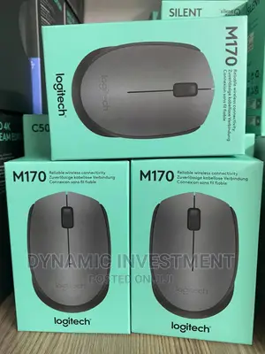 Logitech M170 Wireless Mouse, 2.4 GHZ With USB Nano Receiver