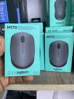 Logitech M170 Wireless Mouse, 2.4 GHZ With USB Nano Receiver