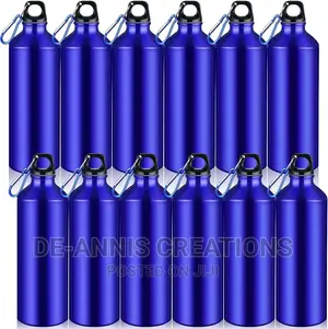 Blue 750ml Aluminium Bottles