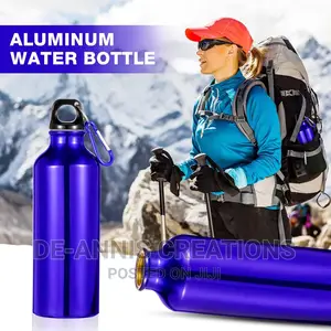 Blue 750ml Aluminium Bottles