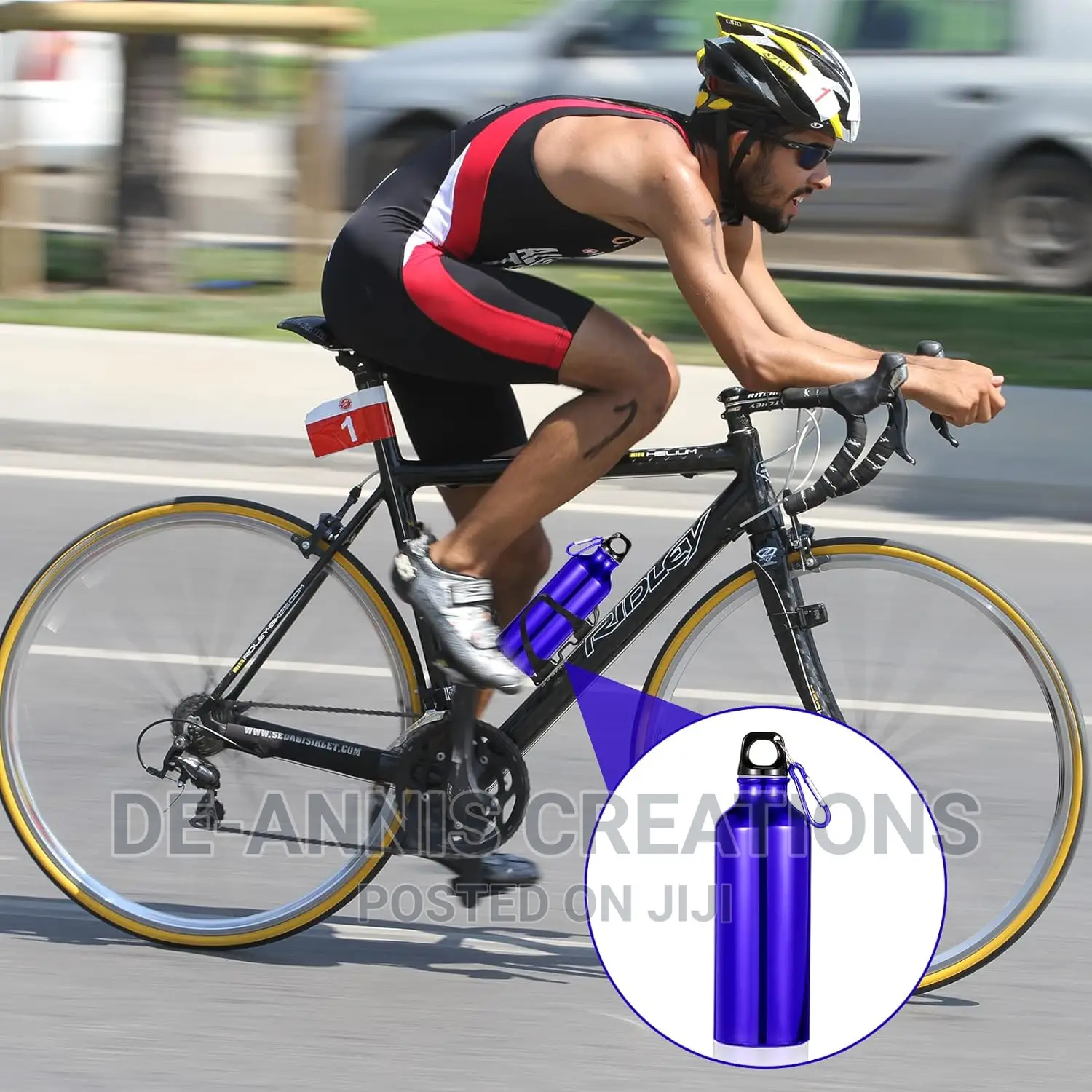 Blue 750ml Aluminium Bottles