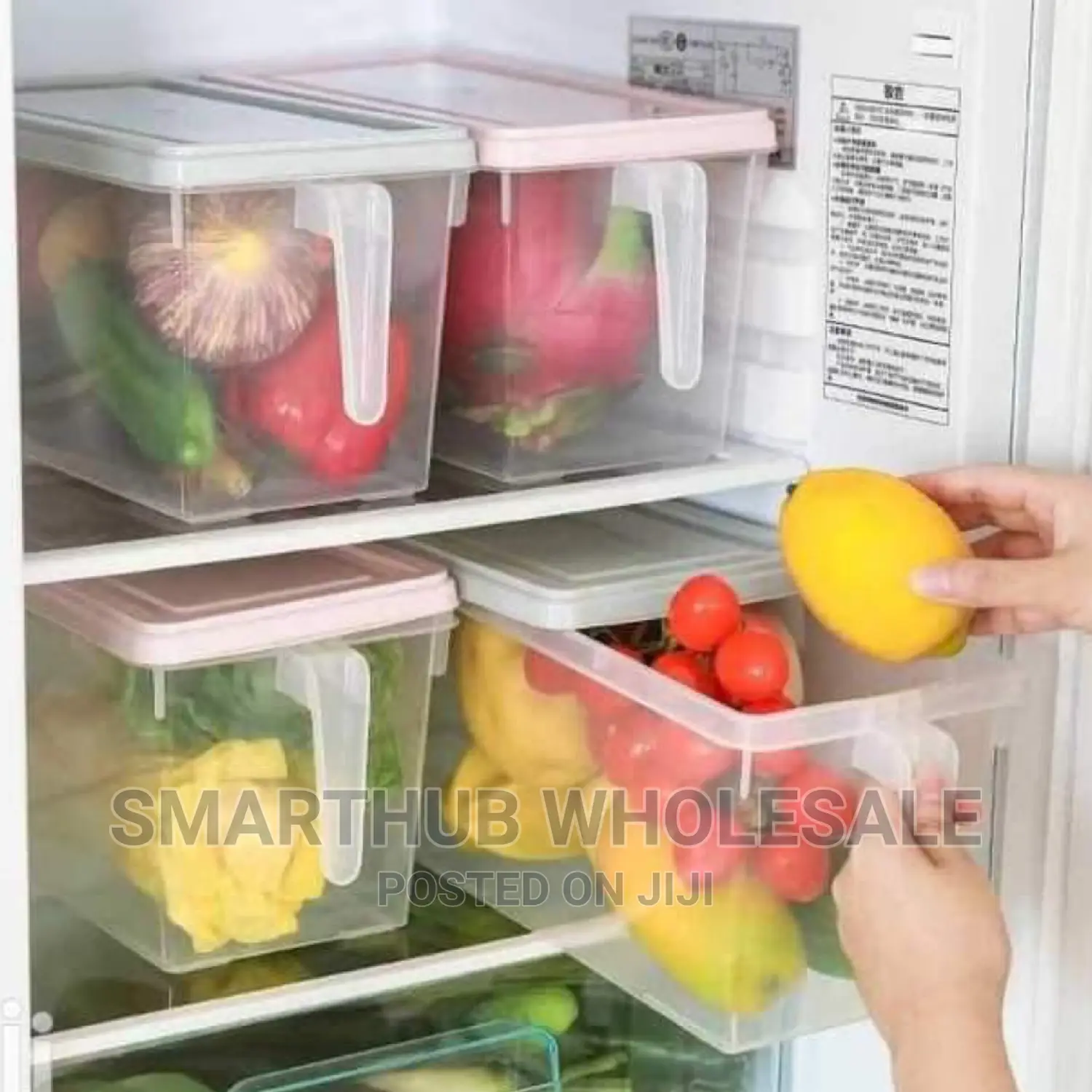 Fridge Storage Containers With Handle