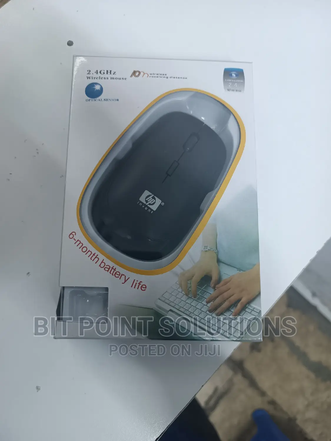 Hp Wireless Mouse With Optical Sensor ' Flat
