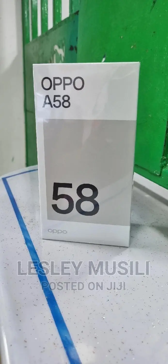 New Oppo A58 128 GB Green