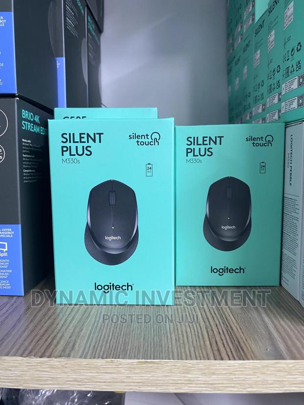 Logitech Wireless Mouse M330s Silent Plus – Black - thumbnail 3