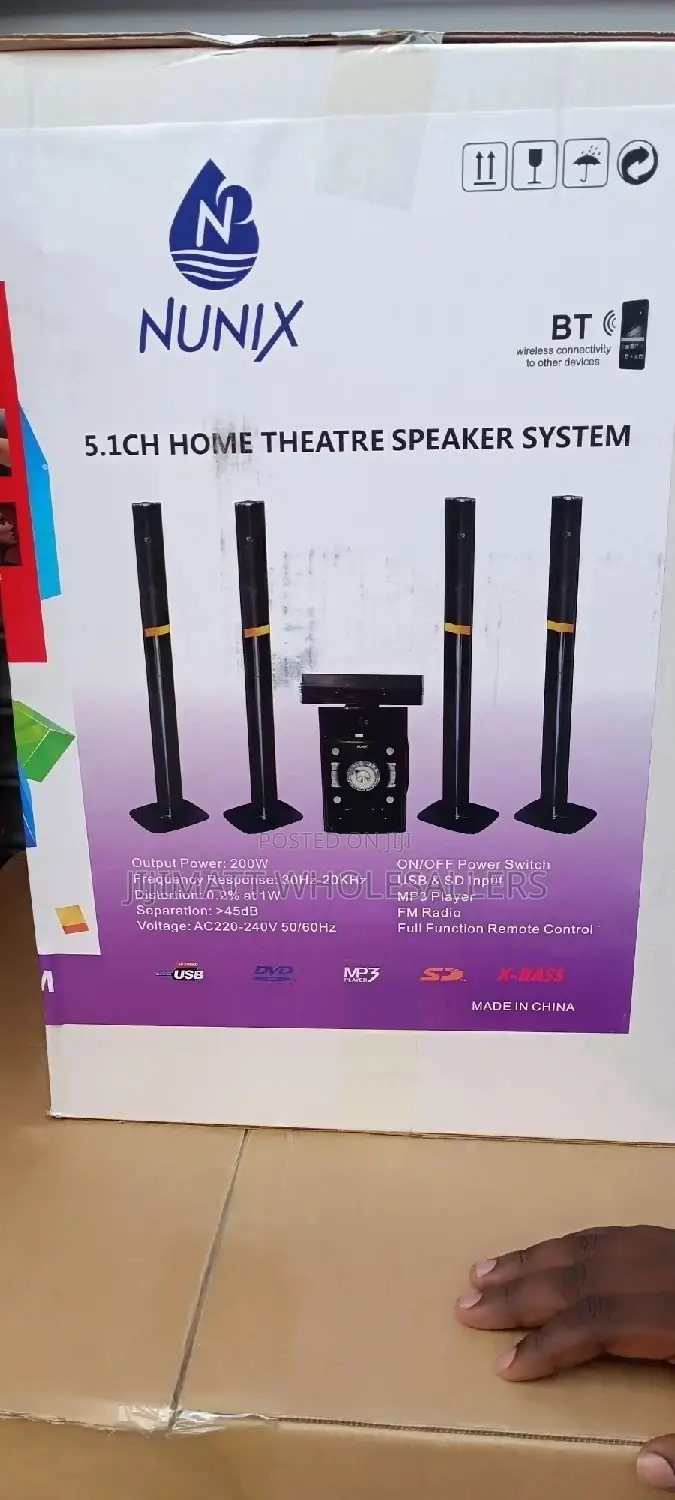 Nunix 5.1CH Home Theater Speaker System