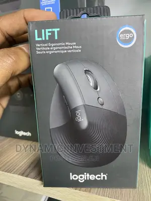 Logitech Lift Vertical Ergonomic Mouse, Wireless, Bluetooth
