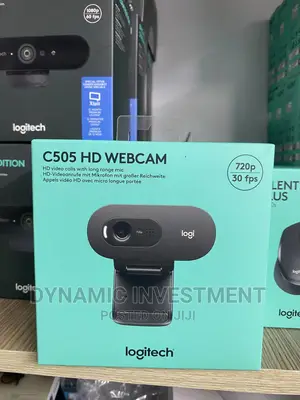 Logitech C505 HD Webcam - Streaming Webcam, 720p HDPC or Mac