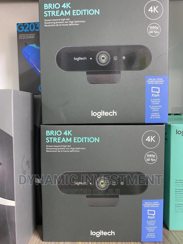 Logitech BRIO UHD Webcam With Right Light 3 and HDR - main view