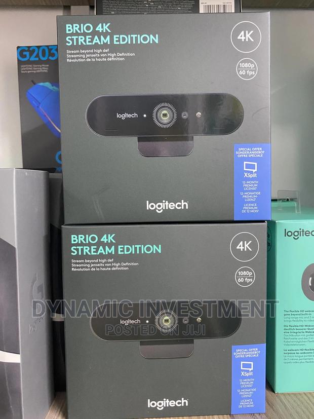 Logitech BRIO UHD Webcam With Right Light 3 and HDR - thumbnail 2