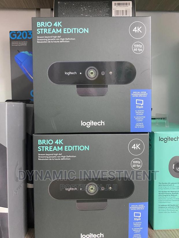 Logitech Brio Webcam, Ultra HD Video Calling, - main view