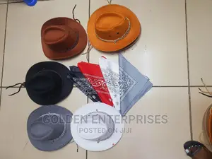 Kids Cowboy Hat+Bandana (Can Be Sold Separately )