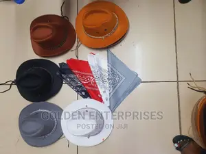 Kids Cowboy Hat+Bandana (Can Be Sold Separately )