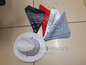 White Kids Cowboy Hat + Bandana(Can Be Sold Separately)