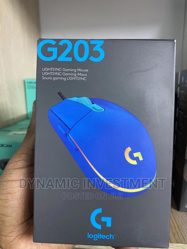 Logitech G203 LIGHTSYNC Wired Gaming Mouse, 8,000 DPI - main view
