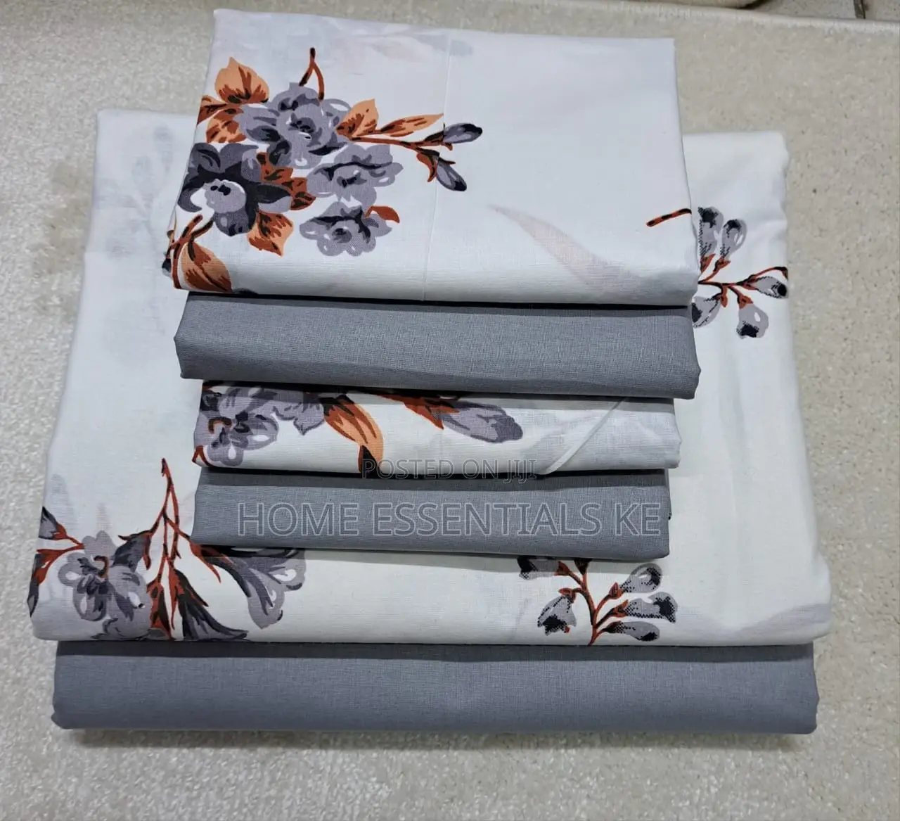 7 by 8 Cotton Bedsheet 
Two Bedsheets With Four Pillowcases