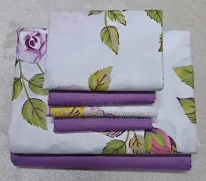 7 by 8 Cotton Bedsheet 
Two Bedsheets With Four Pillowcases