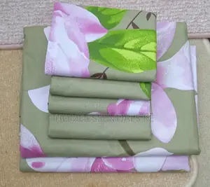 7 by 8 Cotton Bedsheet 
Two Bedsheets With Four Pillowcases