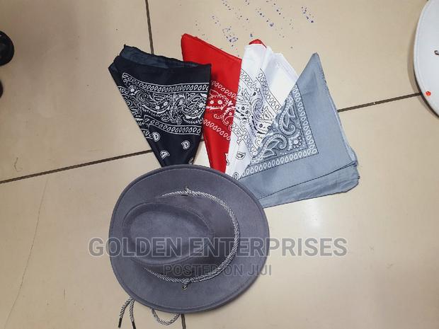 Grey Kids Cowboy Hat+Bandana(Can Be Sold Separately) - main view