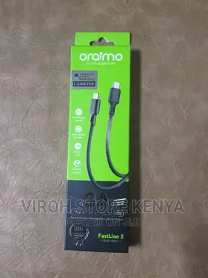 Oraimo Charging Cable Type C to Type C 3A Cable 60watts