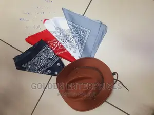 Brown Kids Cowboy Hat +Bandana(Can Be Sold Separately)