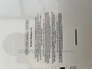 New Laptop Apple MacBook Pro 64GB Apple M1 Max SSD 4T