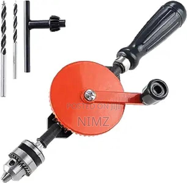 Hand Drill Manual Crank Drill 1/4 Inch (0.6mm-6mm) O