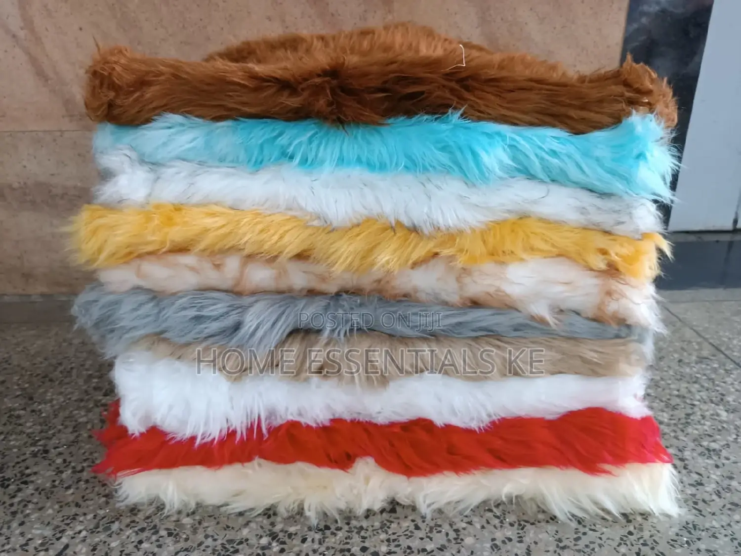 Faux Fur Mats Size 60 by 180cm