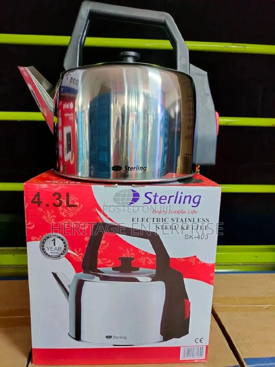 Electric Stainless Steel Kettle
