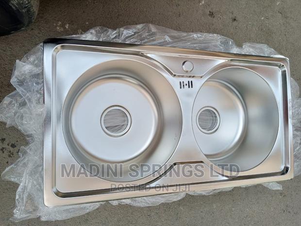 Stainless Steel Chrome Metallic Sinks + Waste(Heavy Gauge)