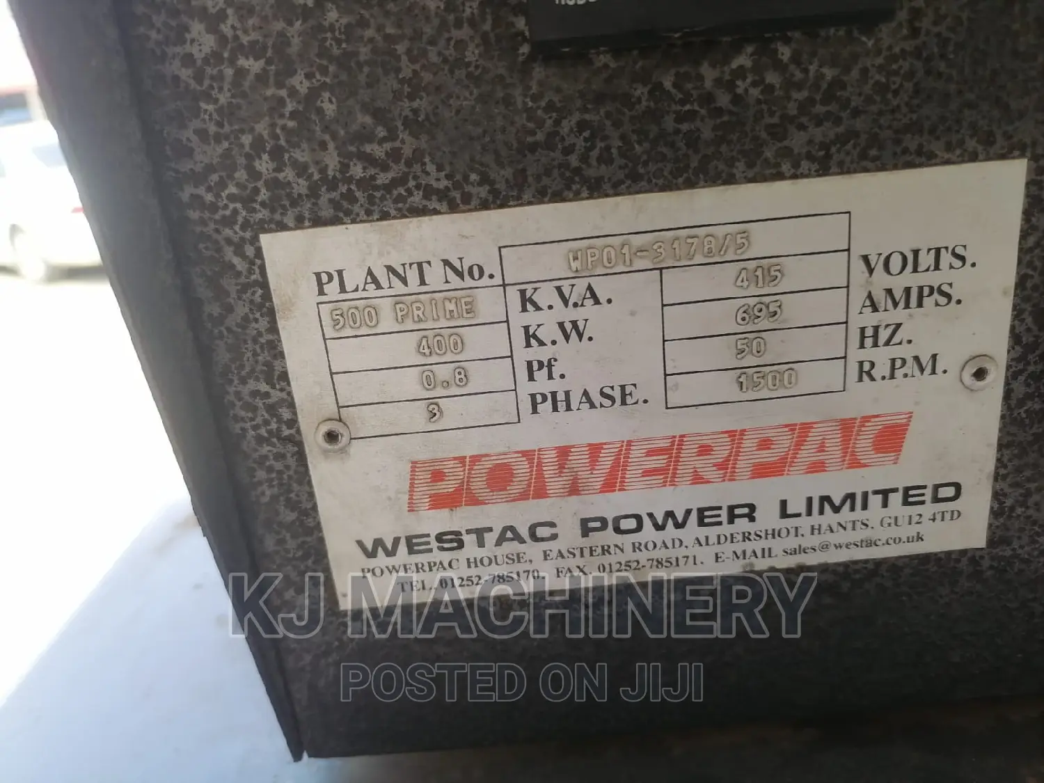 500kva Diesel Powered Generator 400kw DEUTZ Brand