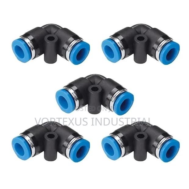 Elbow 6mm by 6mm Push PU