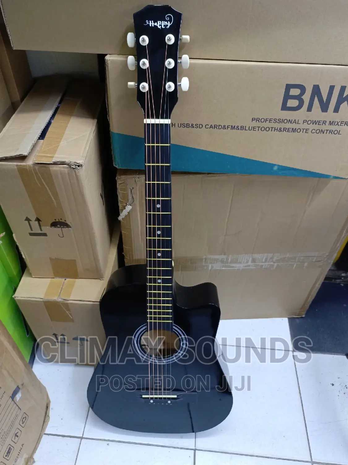 Semi Acoustic Guitar Black 