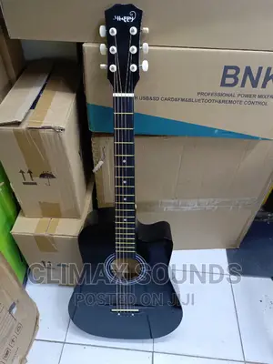 Semi Acoustic Guitar Black 