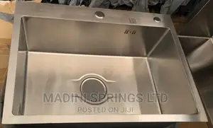 Grey Mettalic Kitchen Sink + Waste(Single Bowl Single Drain)