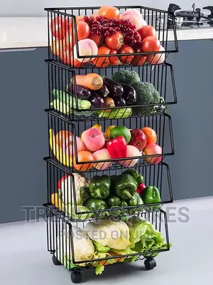 5 Tier Multipurpose Metallic Rack