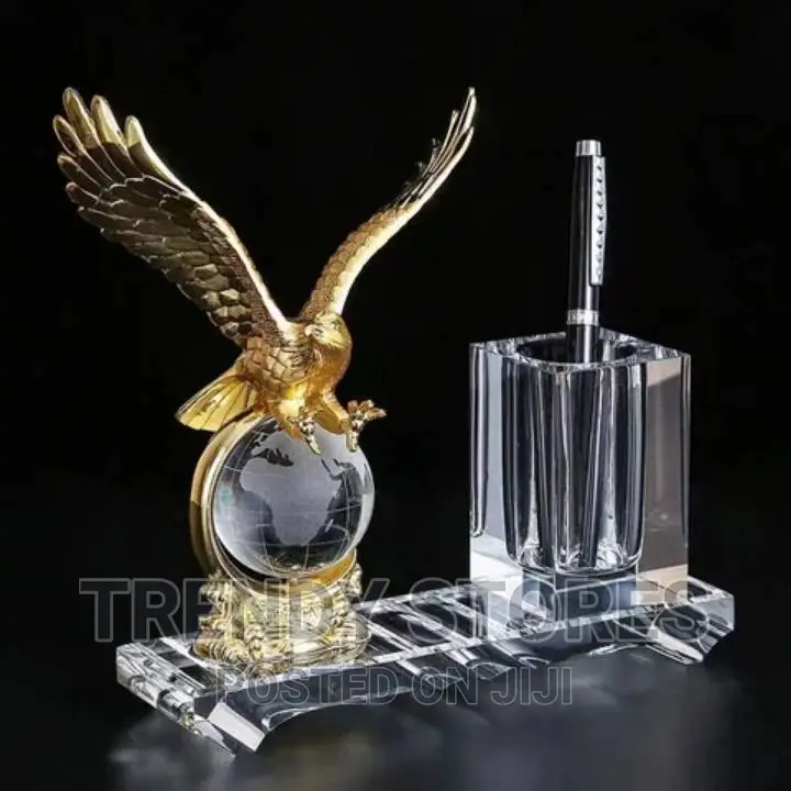 Creative Crystal Pen Office Organizer