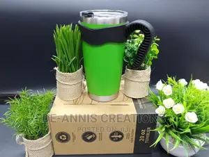 Green 600ml Tumbler With a Handle